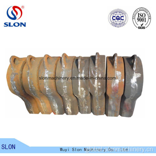 Shredder Replacement Parts Manganese Steel Shredder Stone Impact Crusher Manufactory